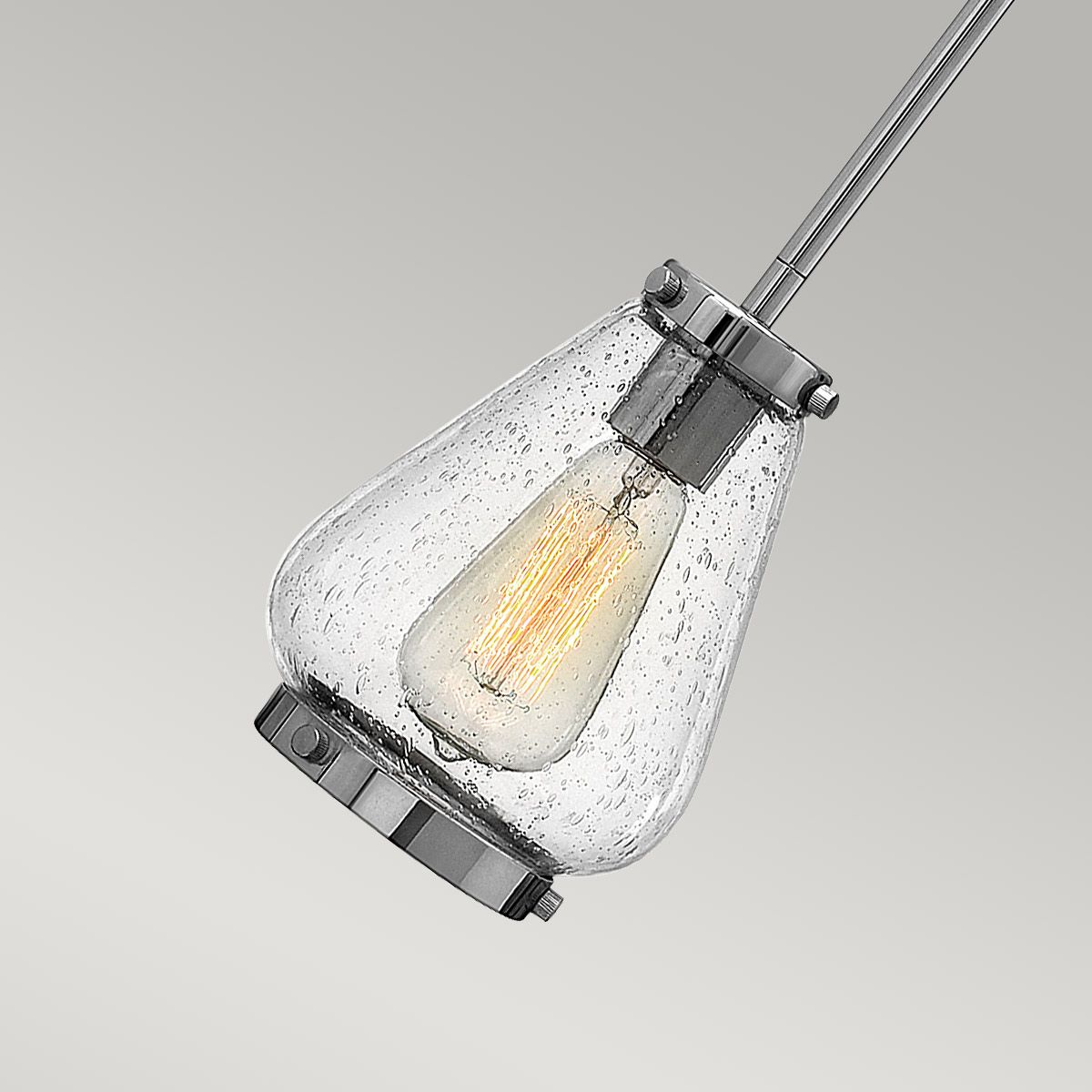 Hinkley Finley 1 Light Chrome Mini Pendant Ceiling Light