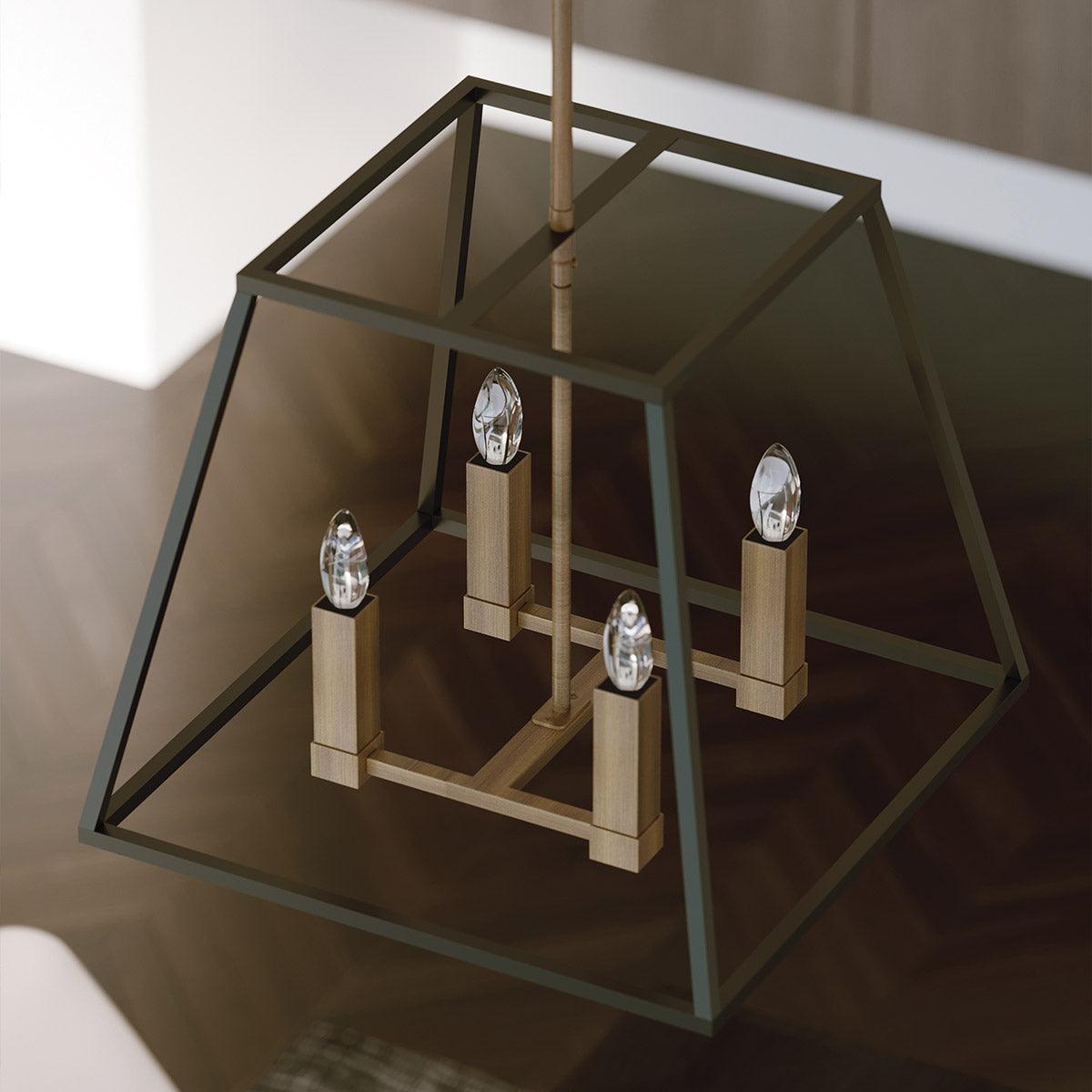 Hinkley Fulton 4 Light Bronze Pendant Chandelier-warehouse-180926