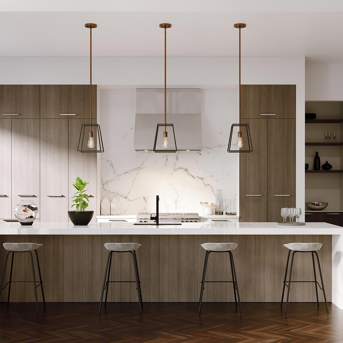Hinkley Fulton 1 Light Bronze Pendant Ceiling Light-OPEN-BOX-50-040626