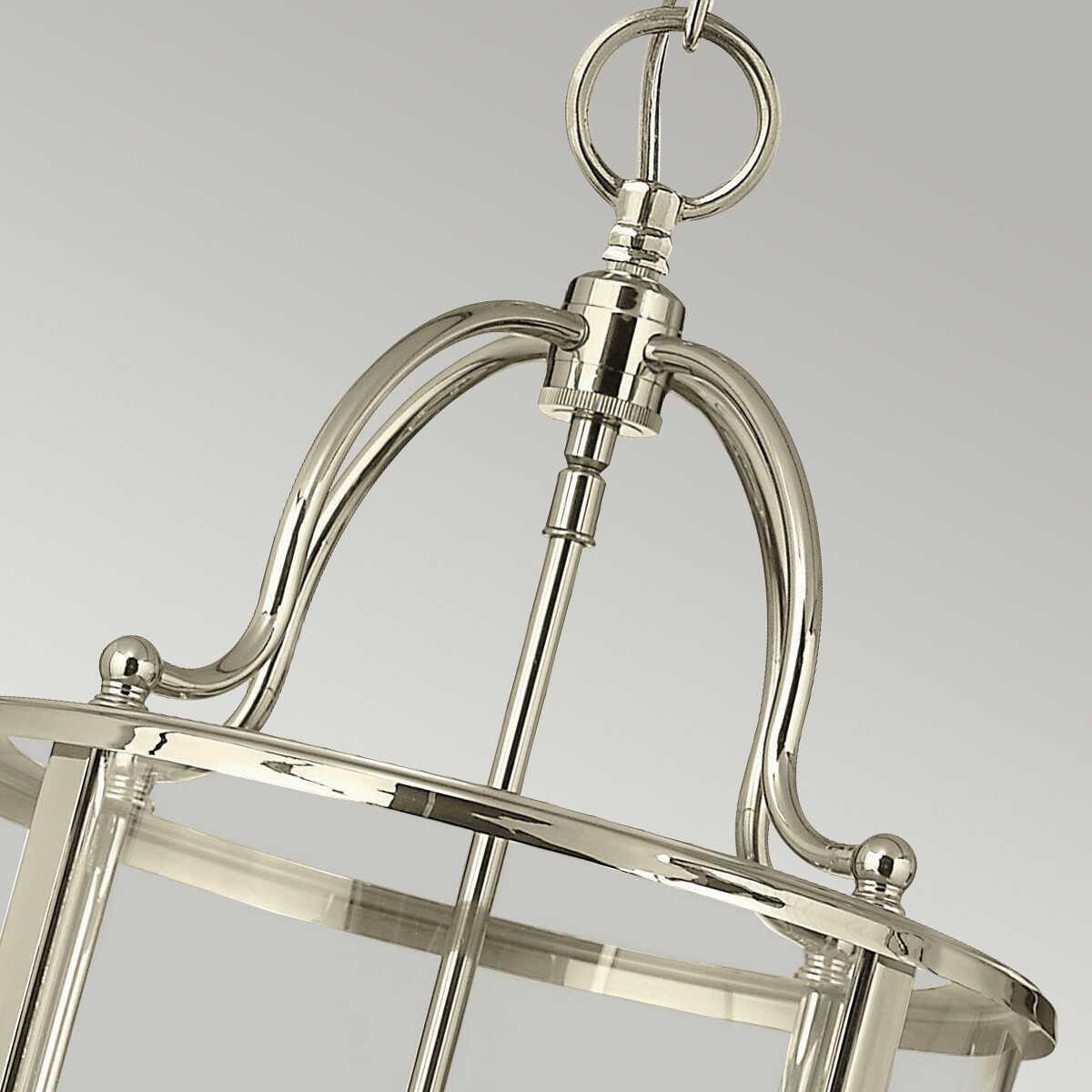 Hinkley Gentry 4 Light Medium Polished Nickel Pendant-OPEN-BOX-50-290626