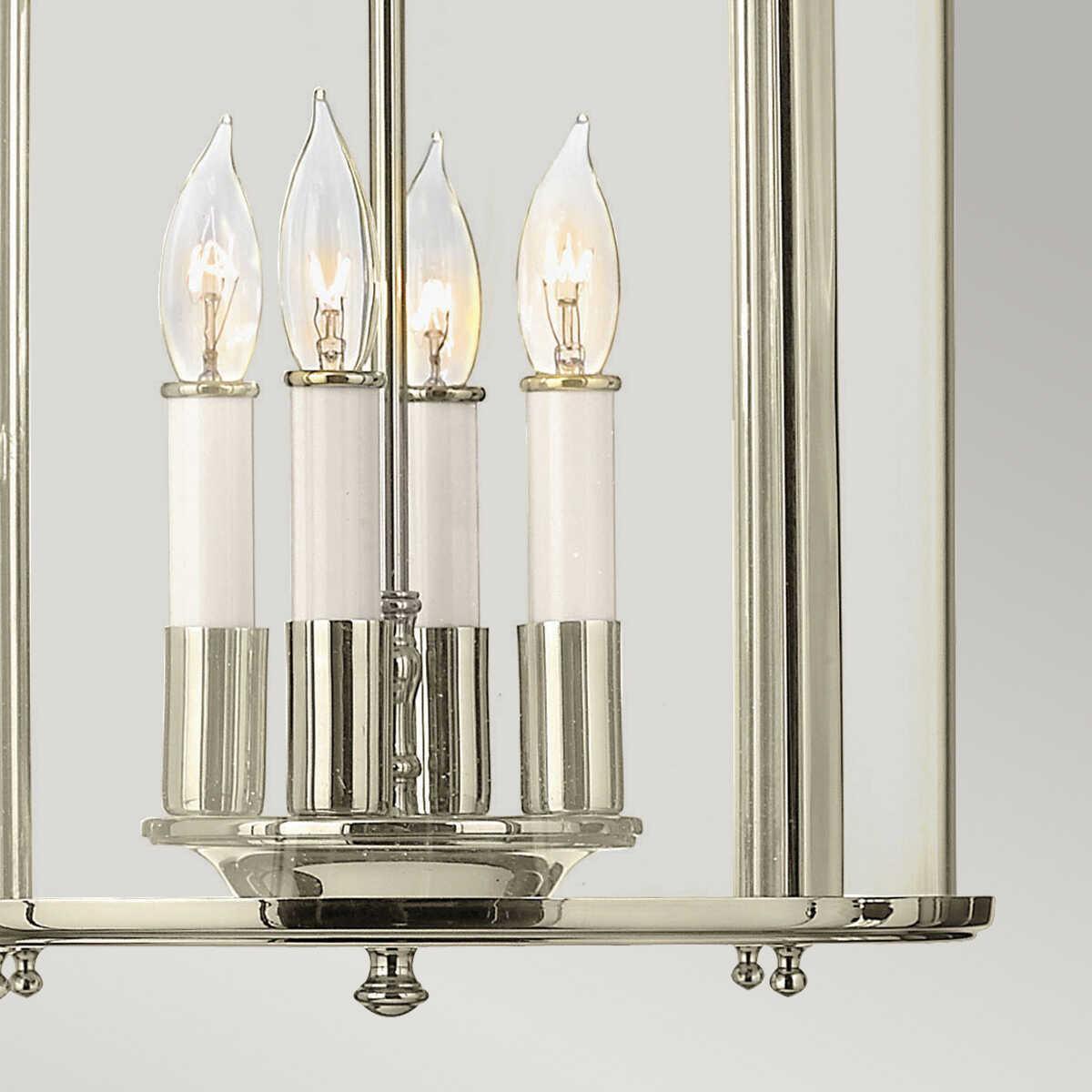 Hinkley Gentry 4 Light Medium Polished Nickel Pendant-warehouse-180926