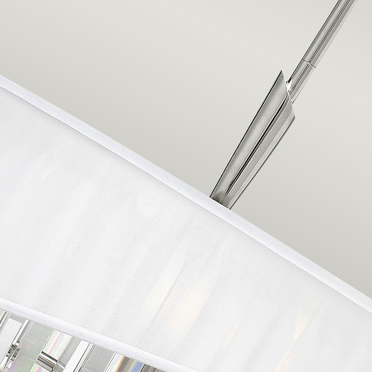 Hinkley Gigi 3 Light Polished Nickel Pendant Ceiling Light