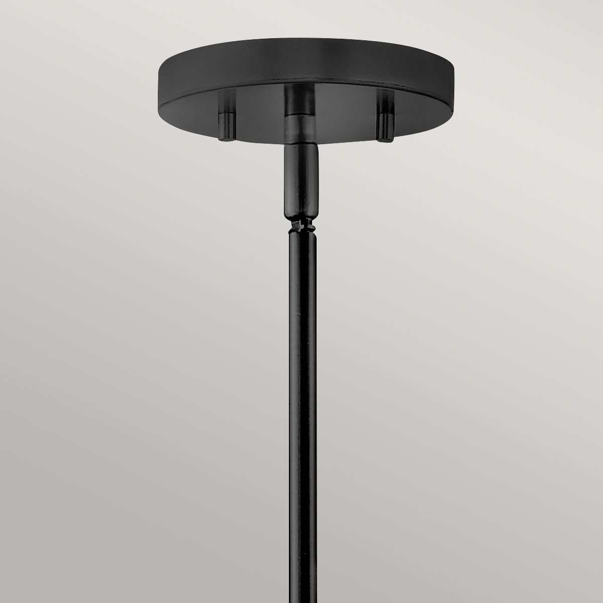 Graham 4 Light Black Semi Flush or Pendant Ceiling Light