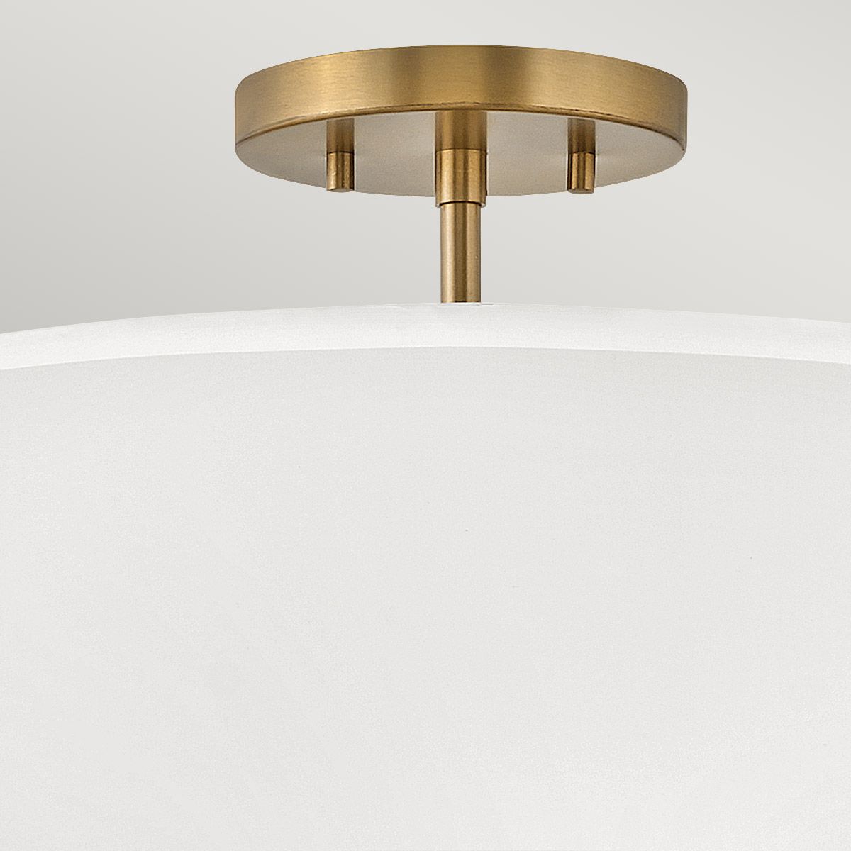 Graham 3 Light Brass Semi Flush or Pendant Ceiling Light