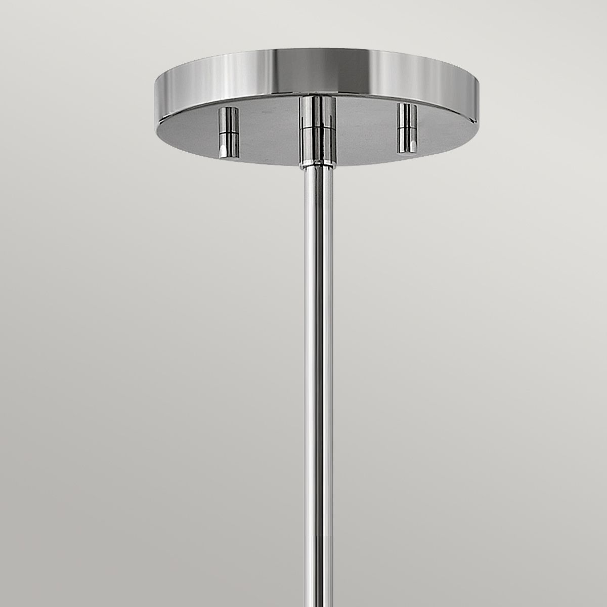 Graham 3 Light Polished Nickel Semi Flush or Pendant Ceiling Light