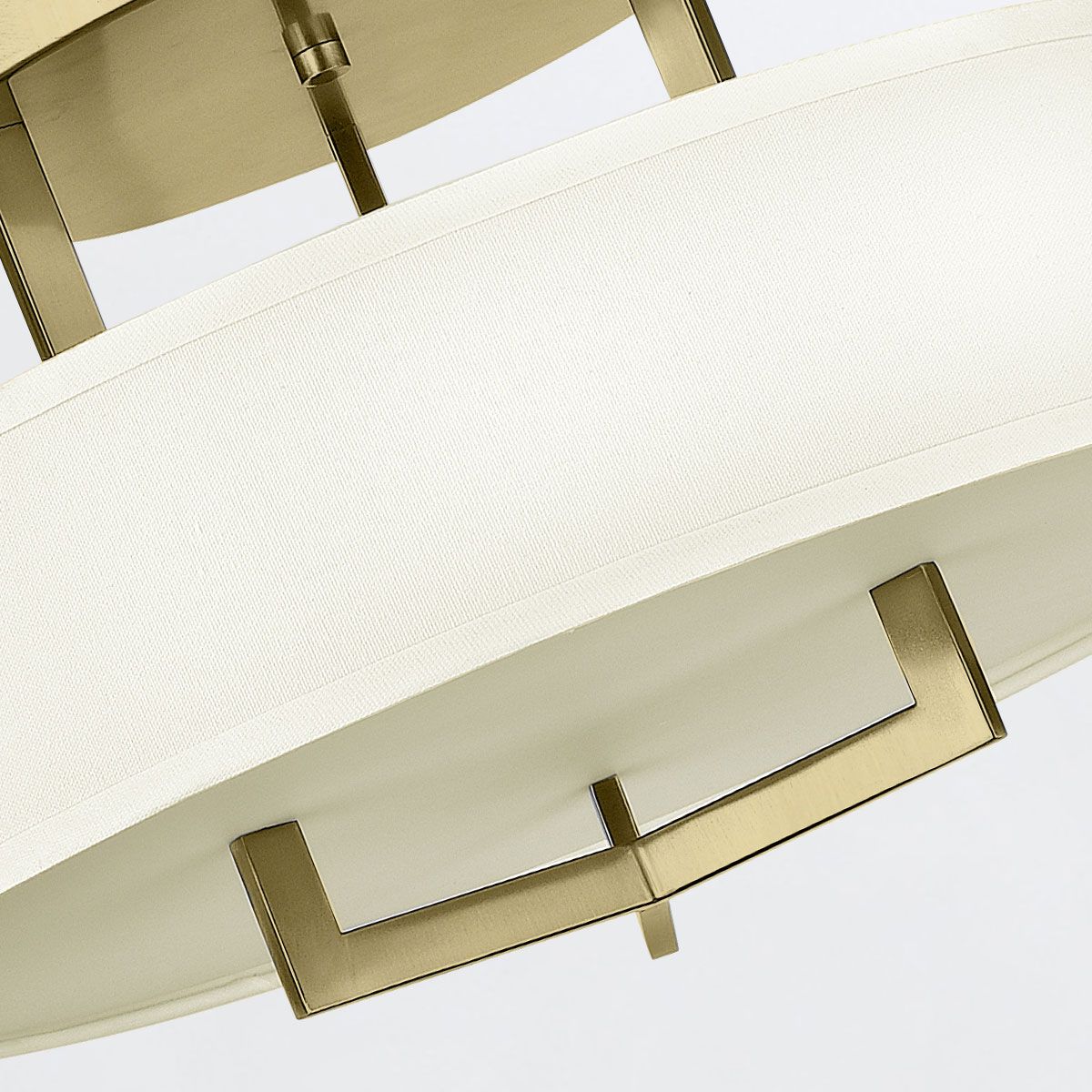 Hampton Brass Semi-Flush Ceiling Light