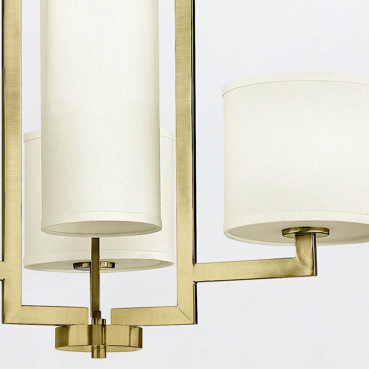 Hampton Brass 4 Light Chandelier