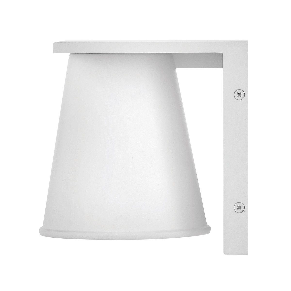 Hinkley Coastal Small White Outdoor Wall Lantern