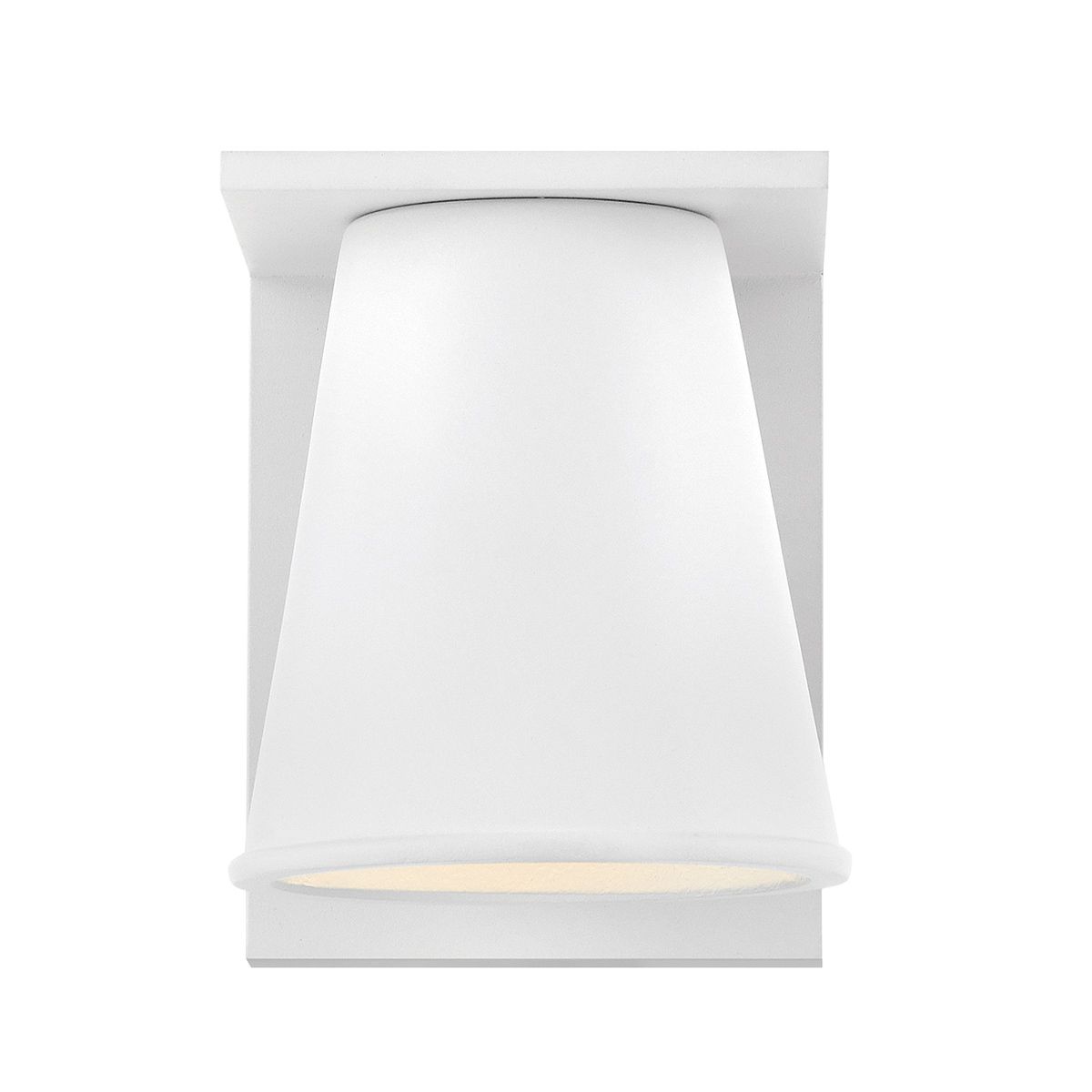 Hinkley Coastal Small White Outdoor Wall Lantern