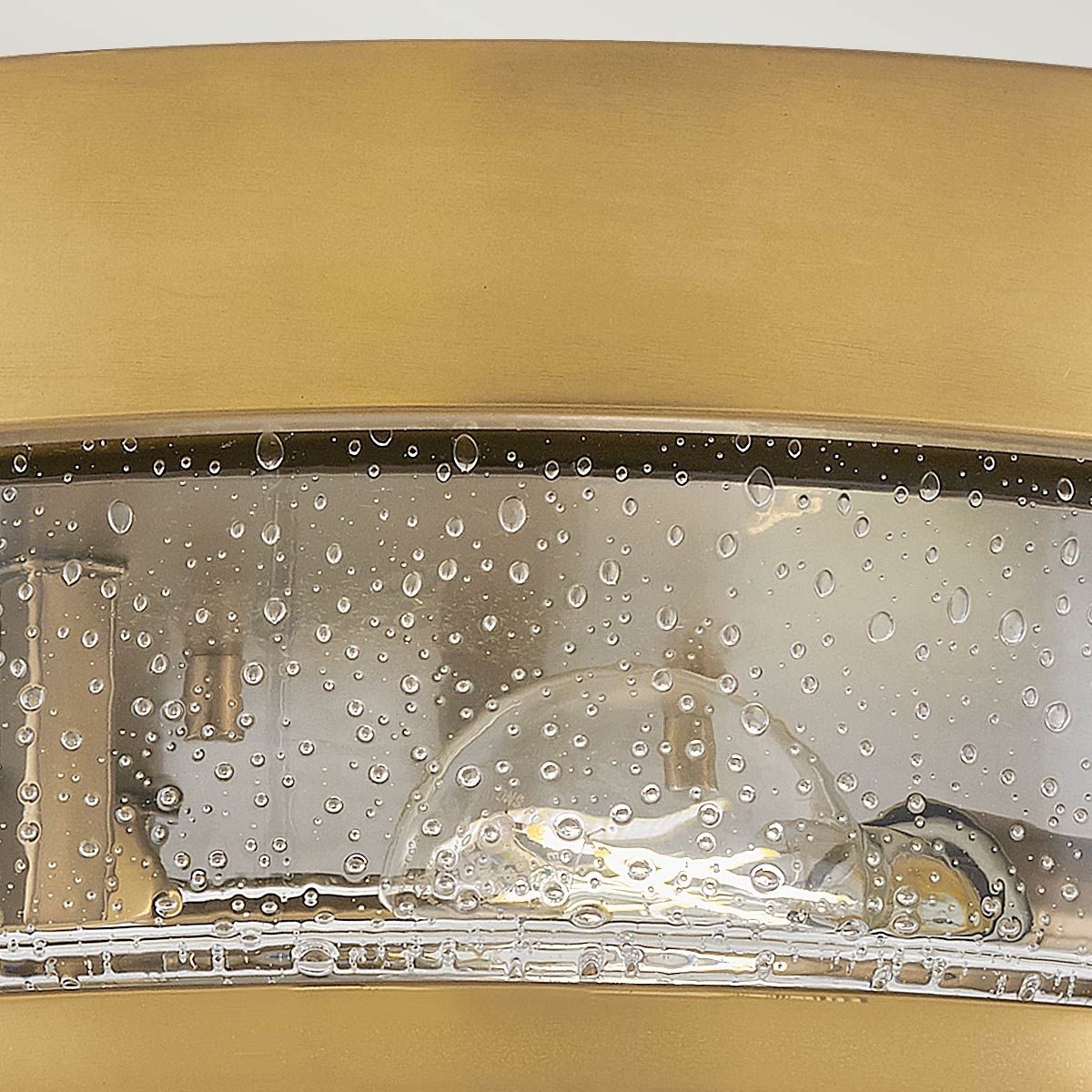 Harper 3 Light Brass Flush Ceiling Light