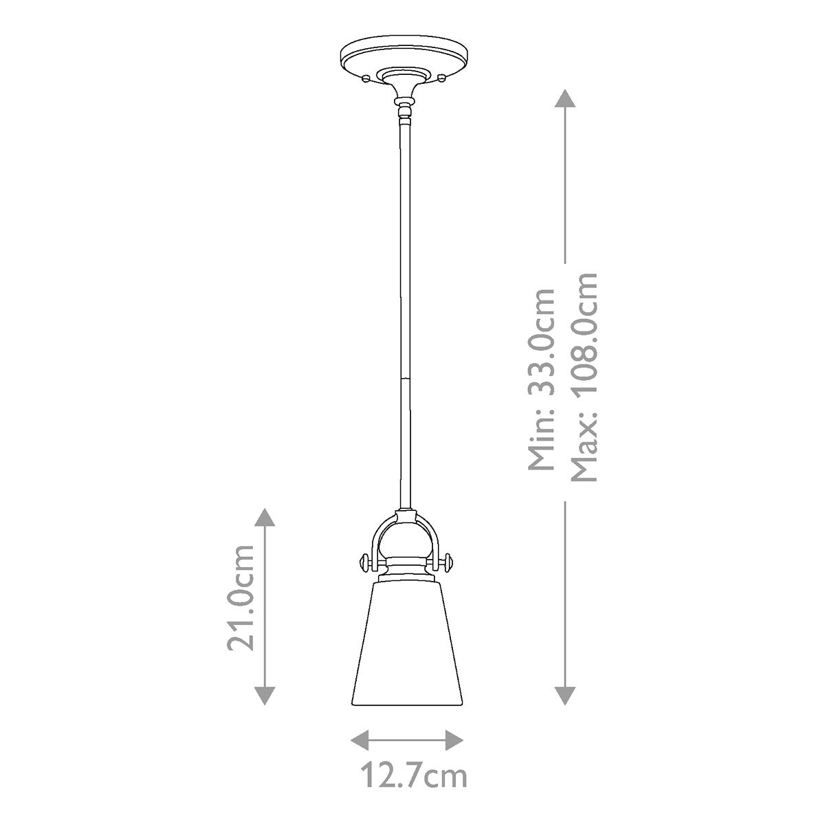 Hinkley Mayflower Bronze Small Pendant Ceiling Light