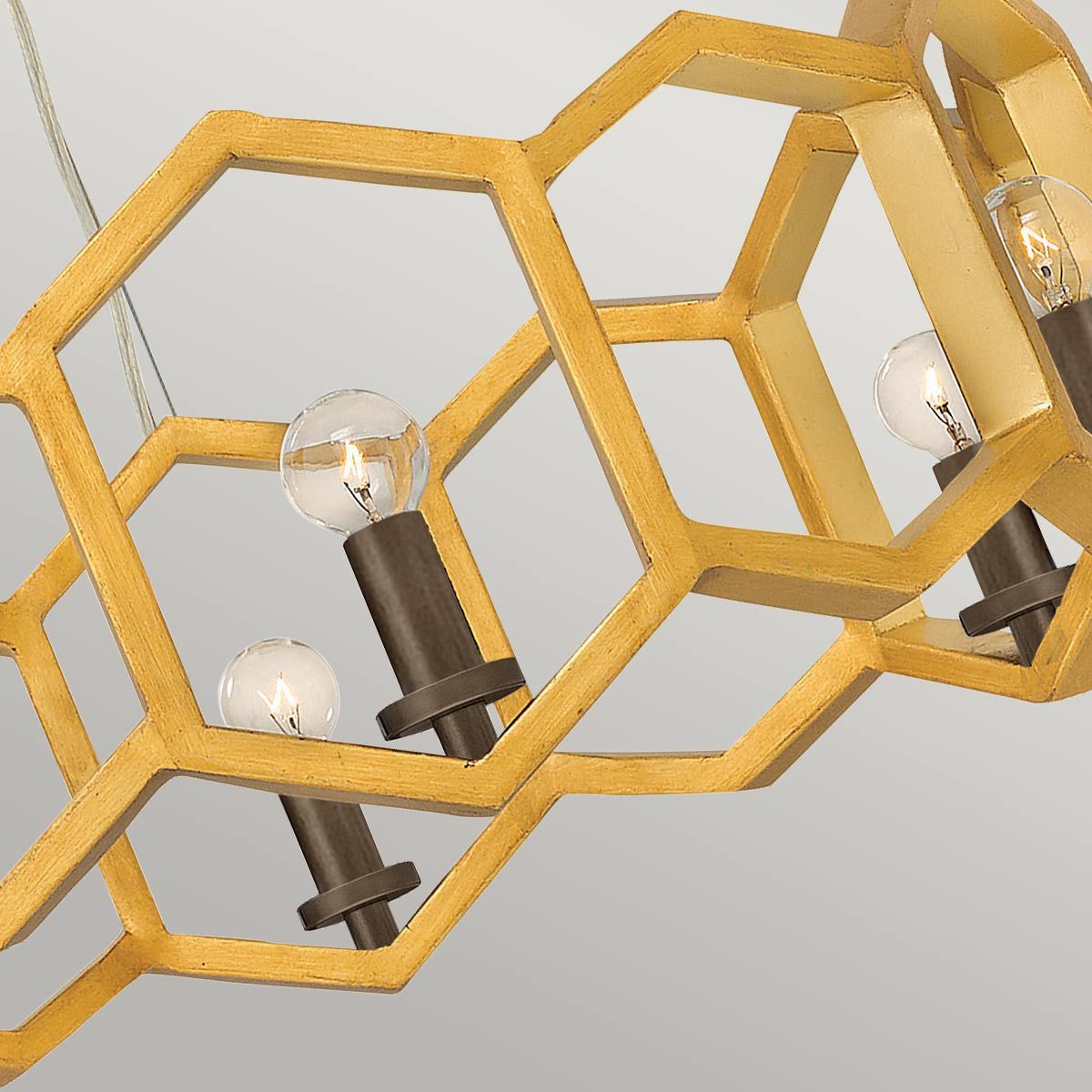 Hinkley Moxie 6 Light Gold Pendant Ceiling Light