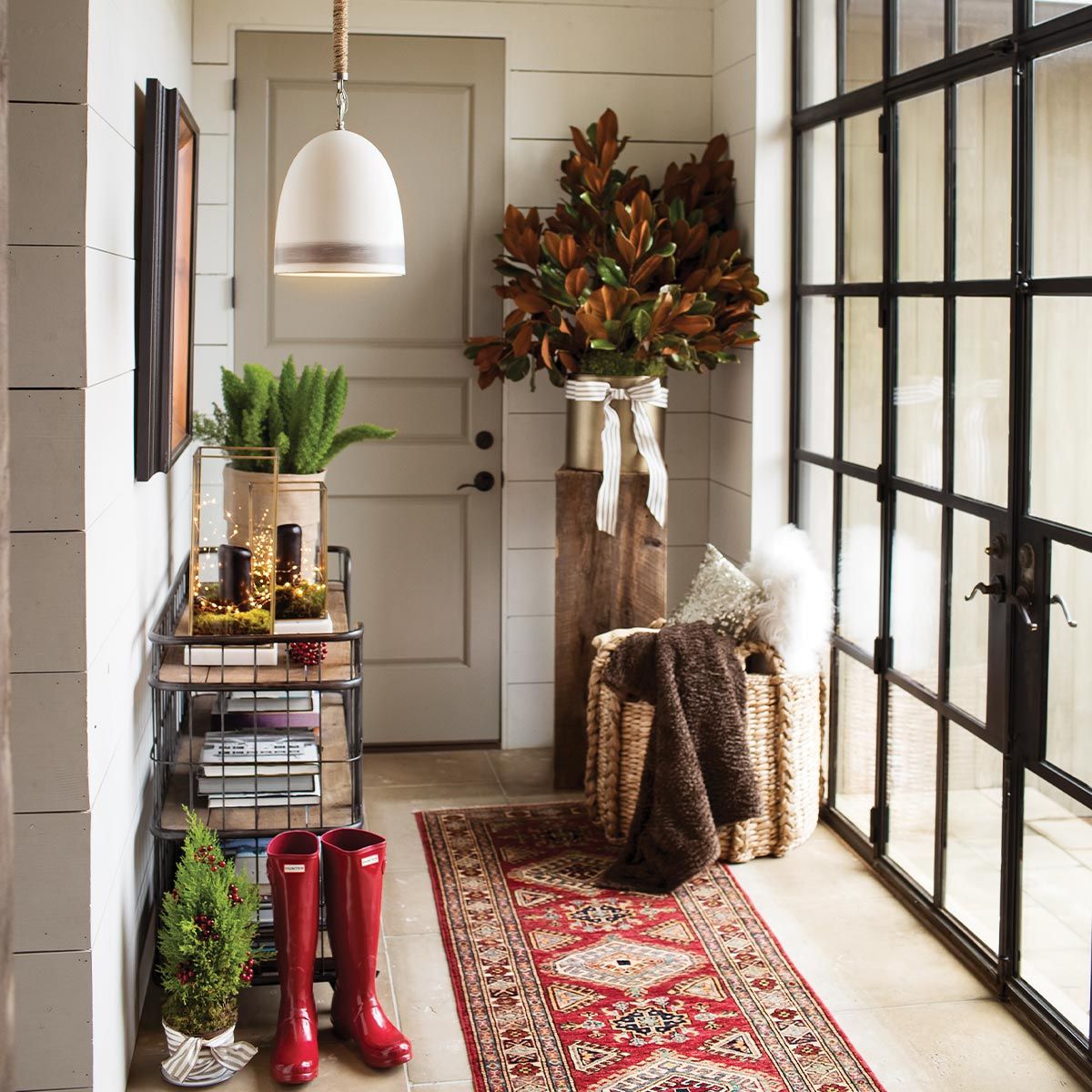 Hinkley Nash Antique Nickel Pendant Light