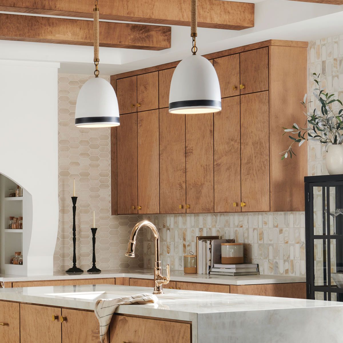 Hinkley Nash Brass Pendant Light