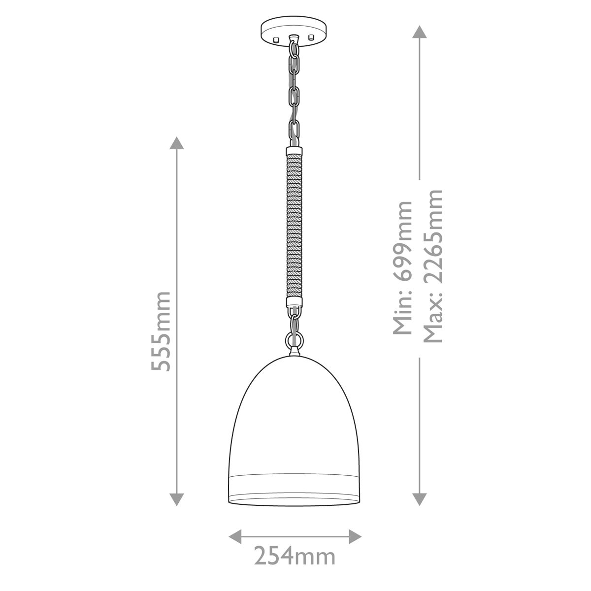 Hinkley Nash Brass Pendant Light