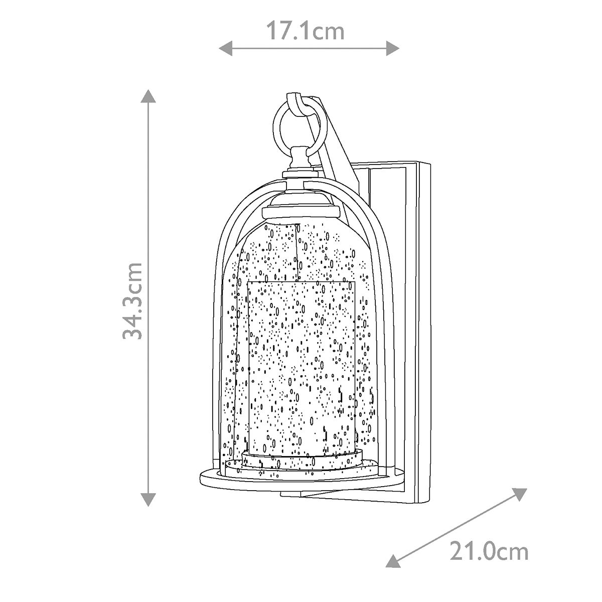 Hinkley Quincy Oil Rubbed Bronze Small Outdoor Wall Light