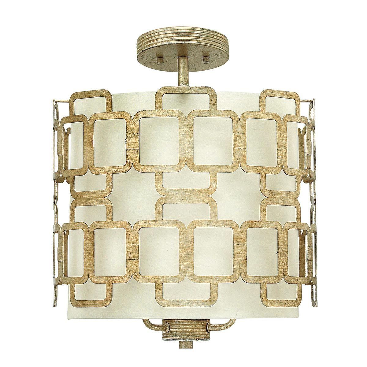 Hinkley Sabina 3 Light Silver Pendant Ceiling Light