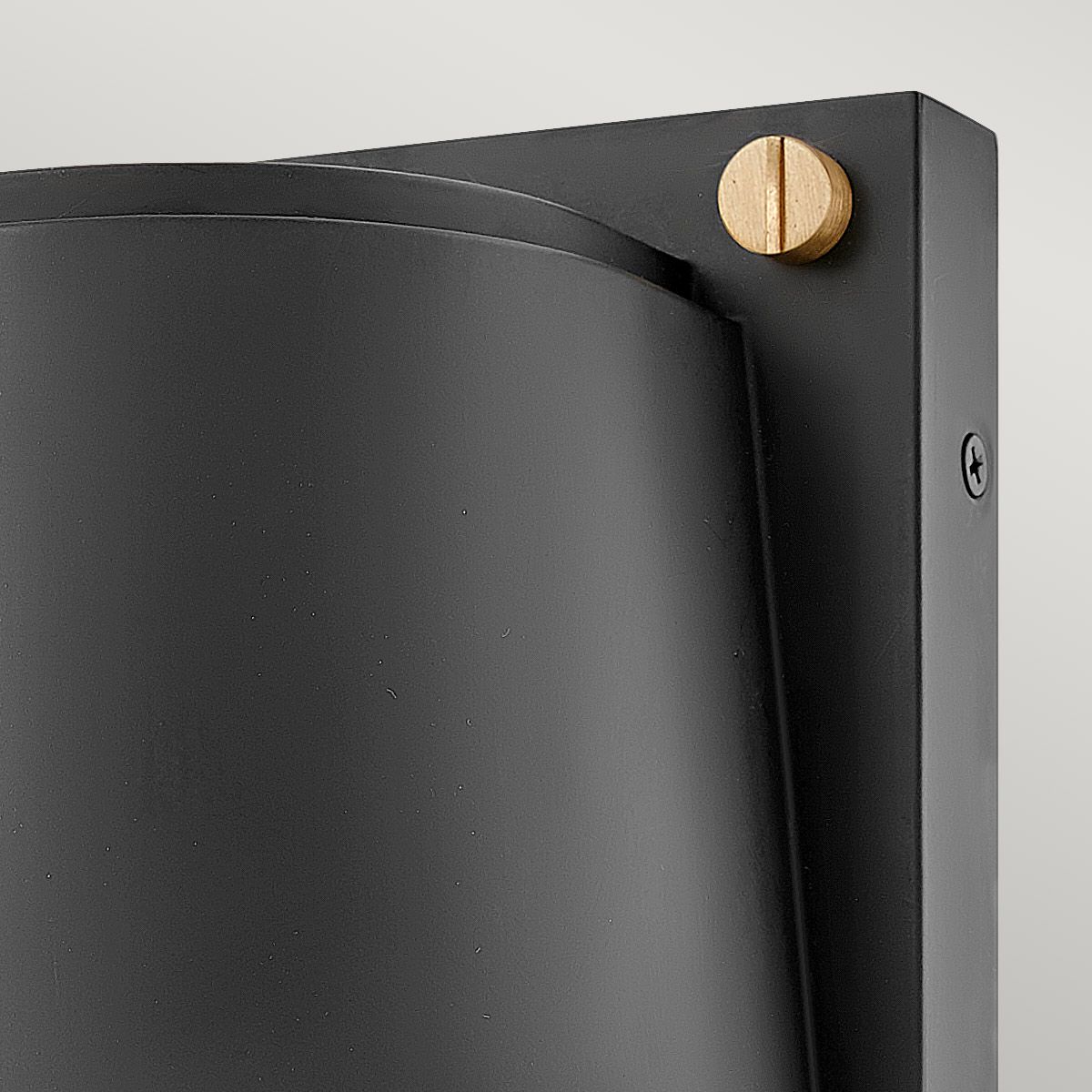 Scout Black Small Outdoor Wall Light