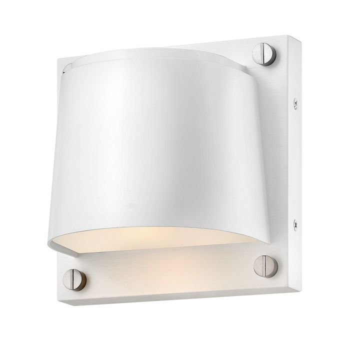 Scout White Small Outdoor Wall Light HK-SCOUT-WHT by Hinkley