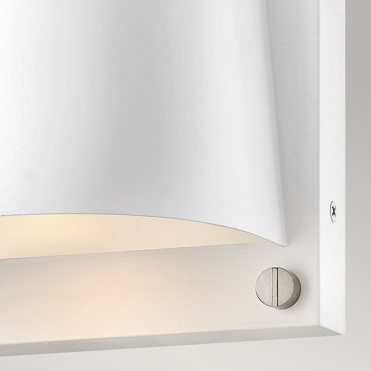 Scout White Small Outdoor Wall Light