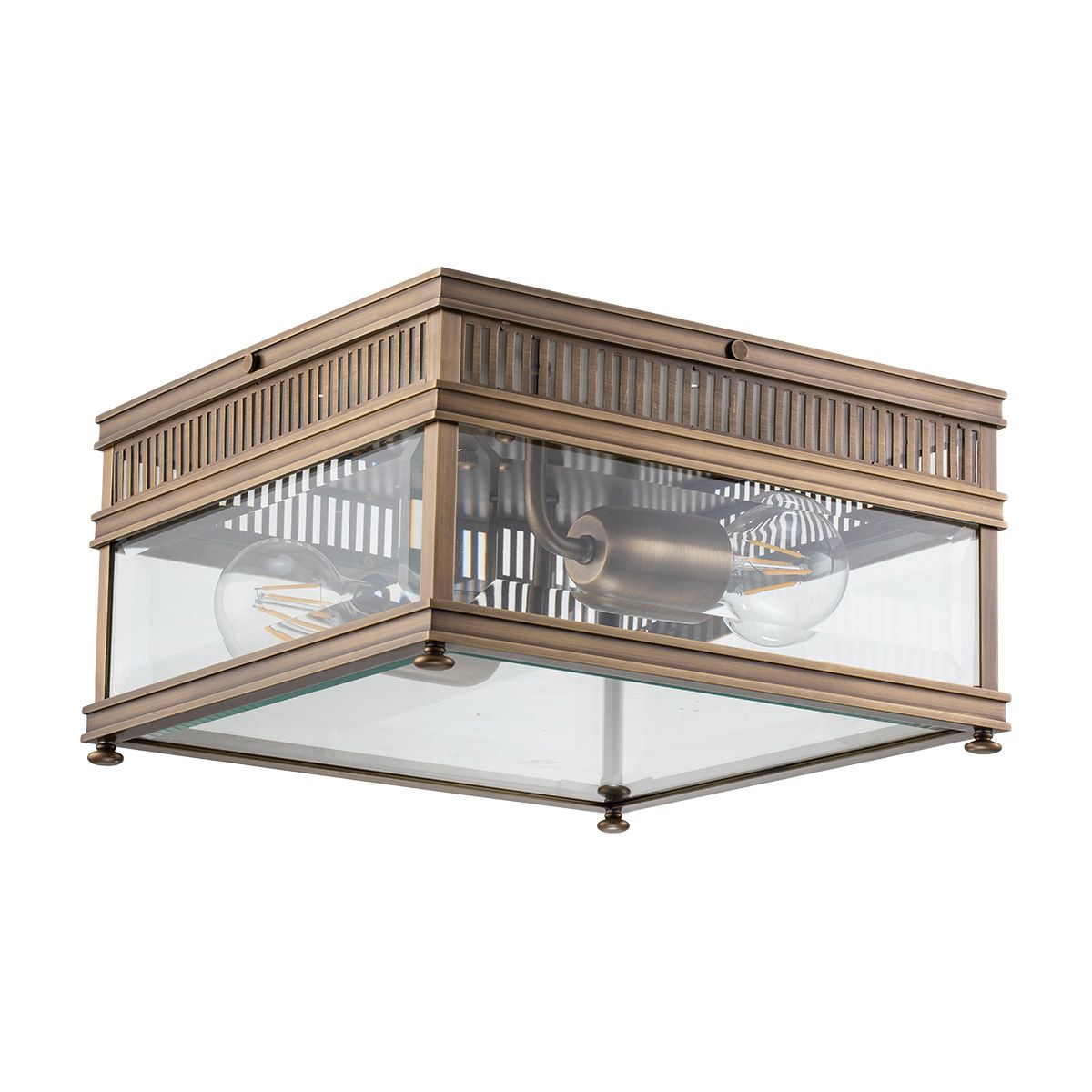 Holborn Bronze Flush Outdoor Light