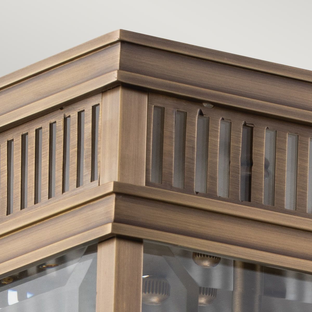 Holborn Bronze Flush Outdoor Light