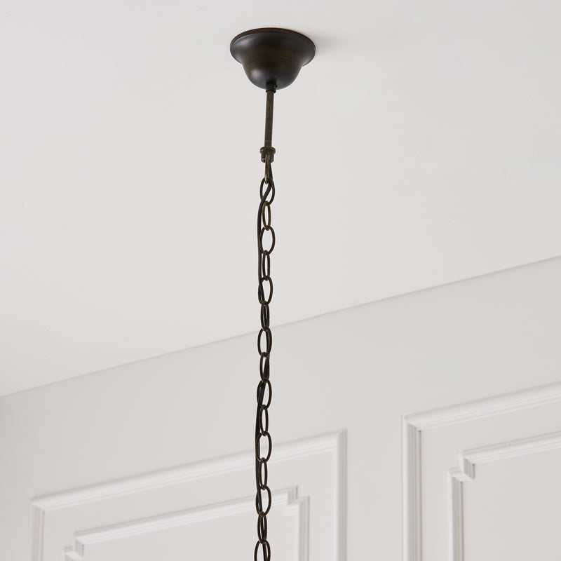 Hutchinson Medium Tiffany Ceiling Light, single Bulb Fitting