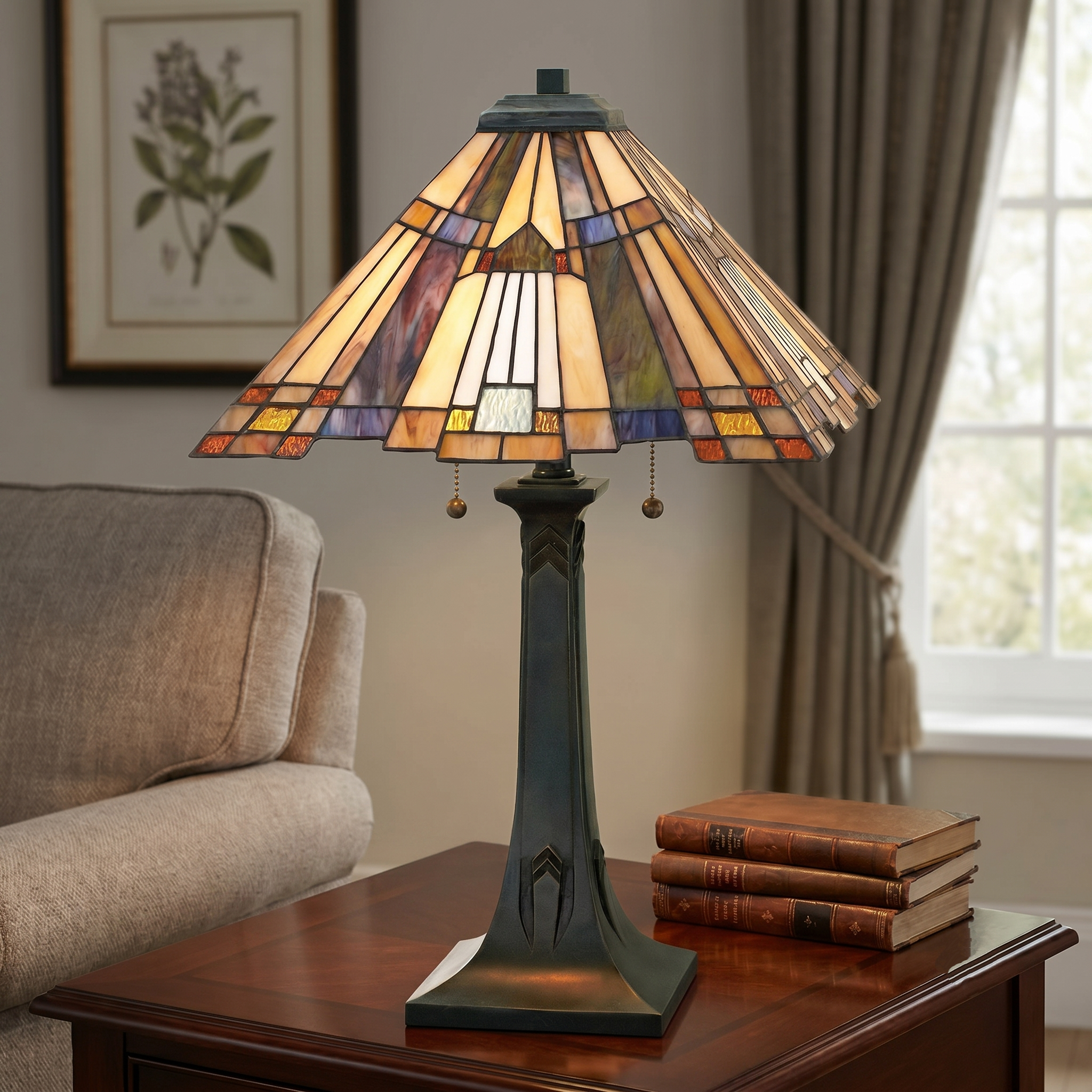 Quoizel Tiffany Inglenook Table Lamp