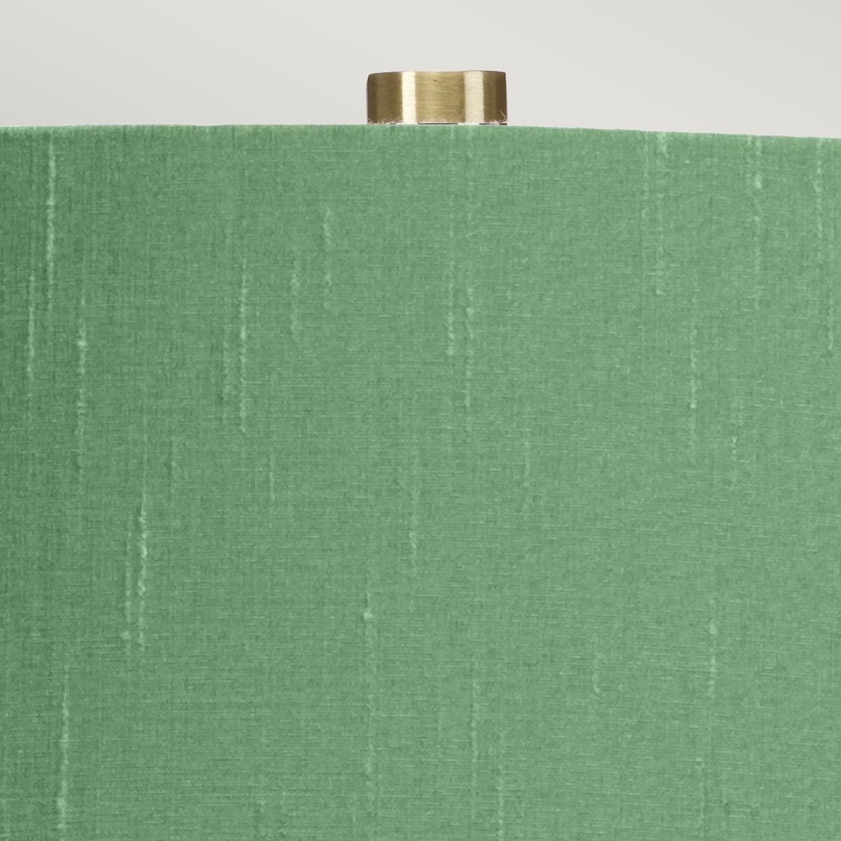 Isla White Ceramic Table Light with Green Shade