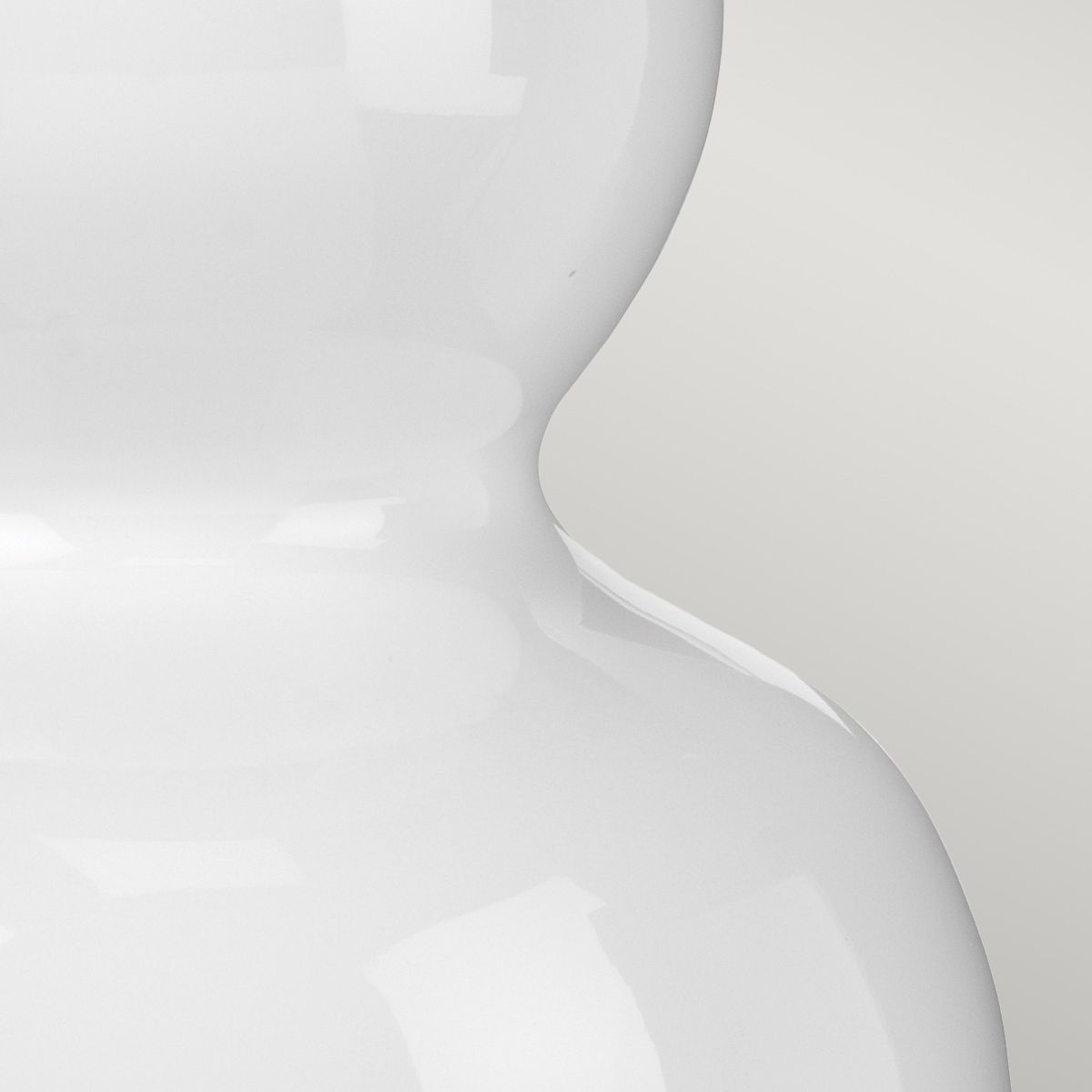 Isla White Ceramic Table Light with Green Shade
