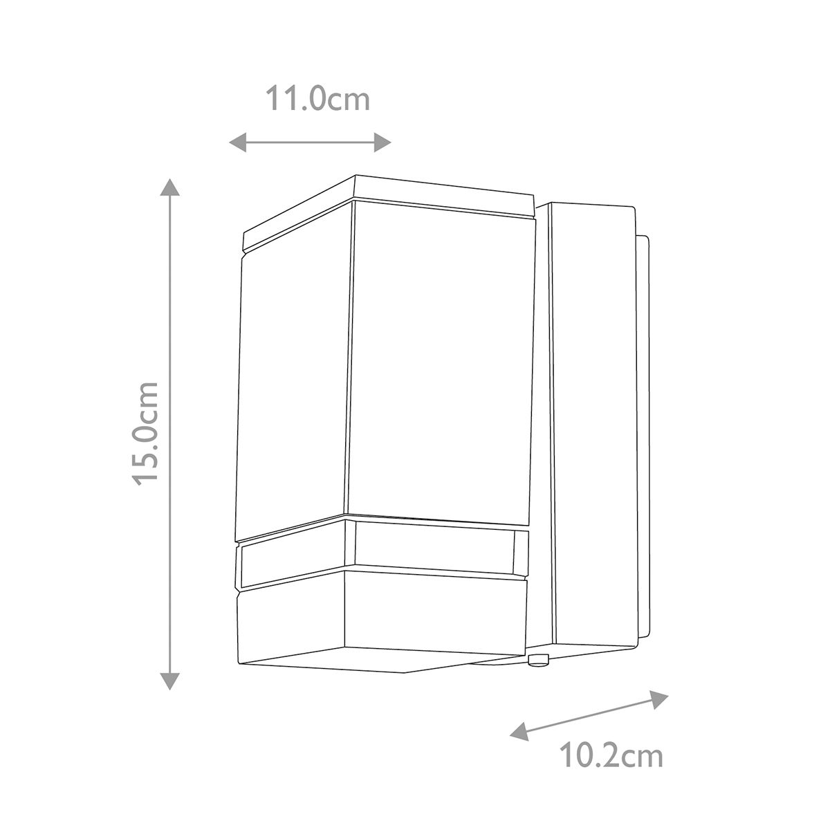 Elstead Lighting Jannik Graphite Outdoor Wall Light