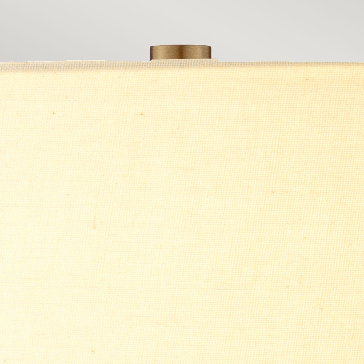 Job Bronze Metallic Ceramic Light Table Lamp - Ivory shade