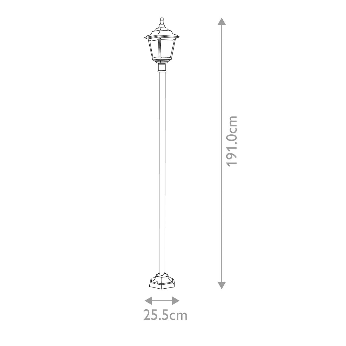 Elstead Kerry Black Outdoor Lamp Post-OPEN-BOX-50-200826