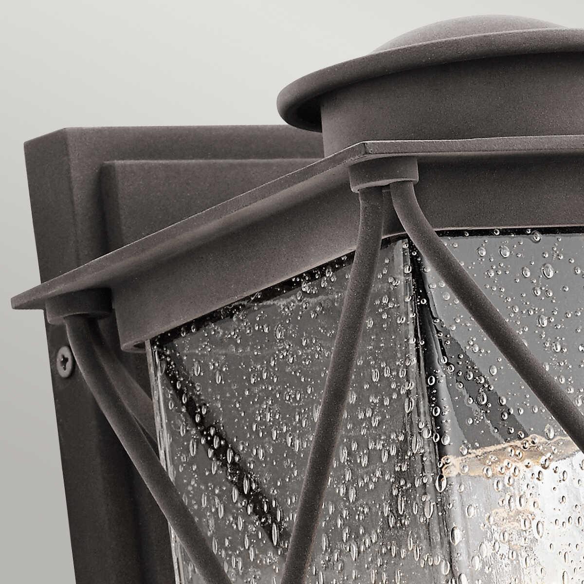 Kichler Argyle Small Zinc Outdoor Wall Light-OPEN-BOX