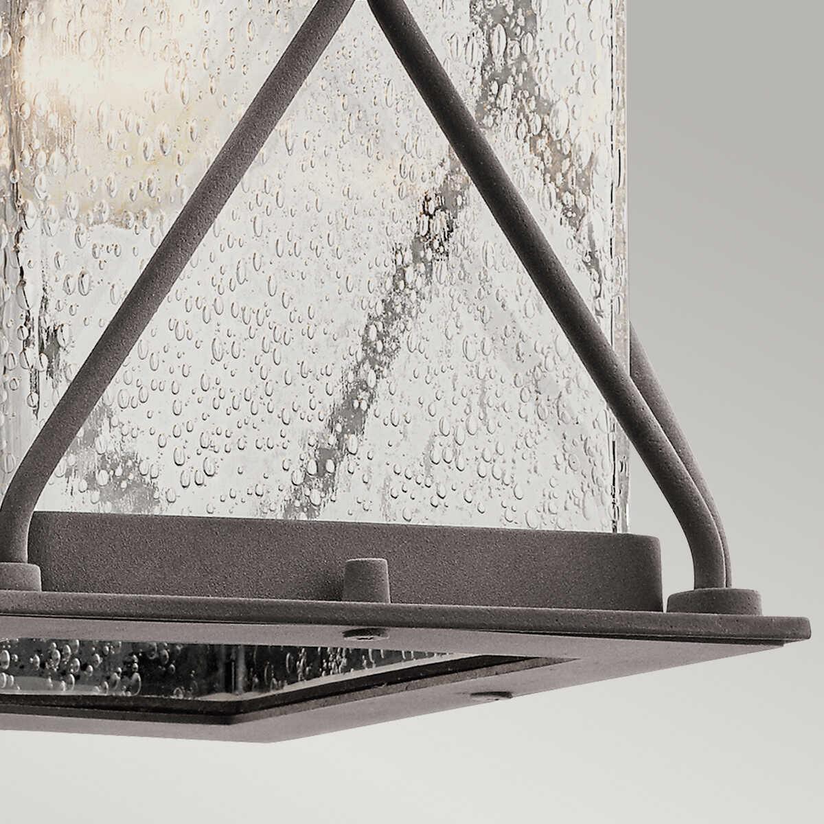 Kichler Argyle Small Zinc Outdoor Wall Light-OPEN-BOX