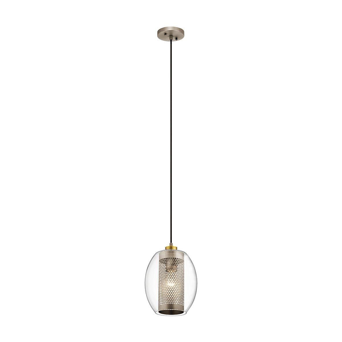 Asher Pewter Mini Ceiling Pendant Light by Kichler Lighting KL-ASHER-MP-AP