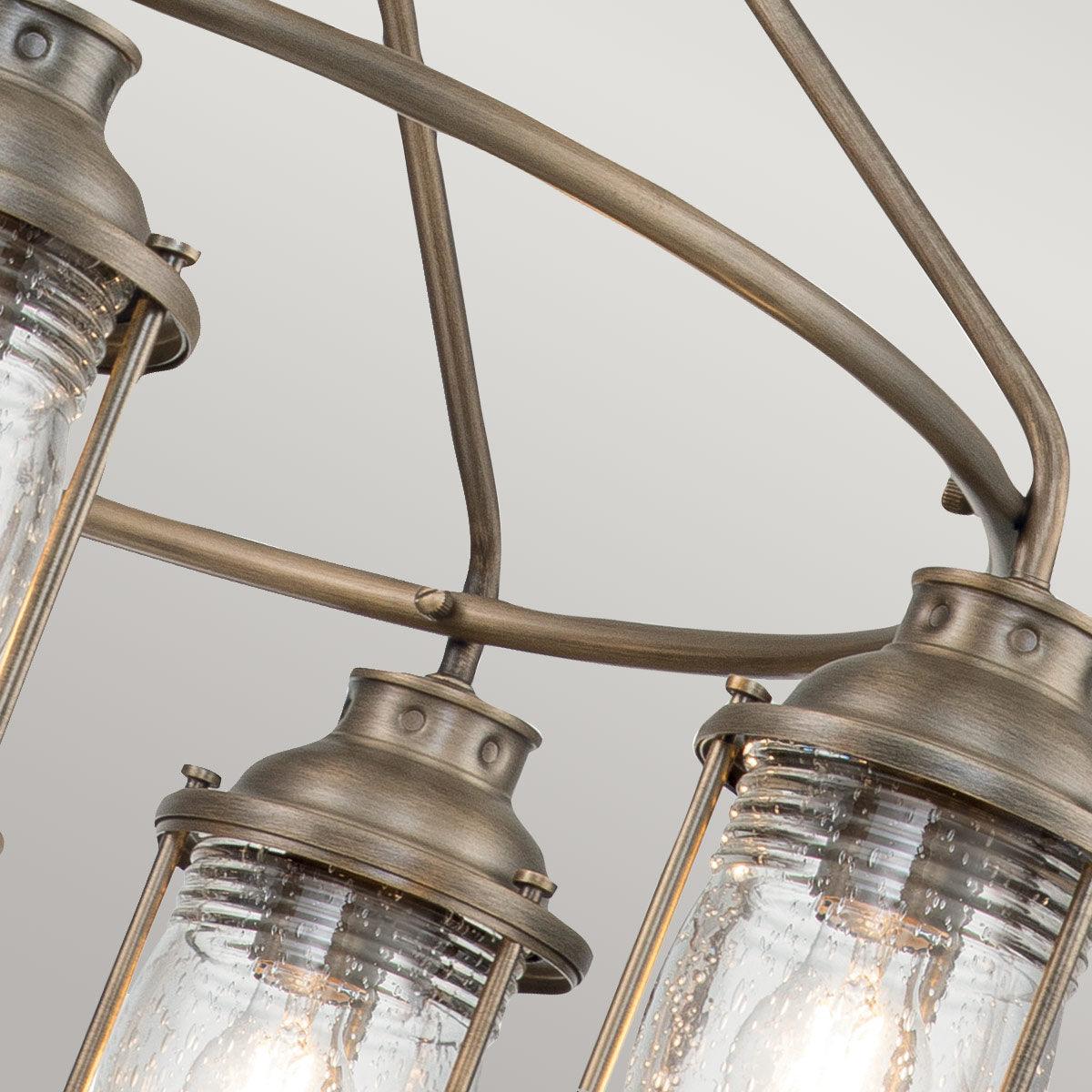 Kichler Ashland Bay 5 Light Outdoor Bronze Chandelier