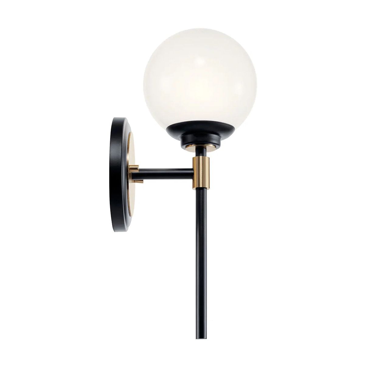 Benno Black & Bronze Bathroom Wall Light