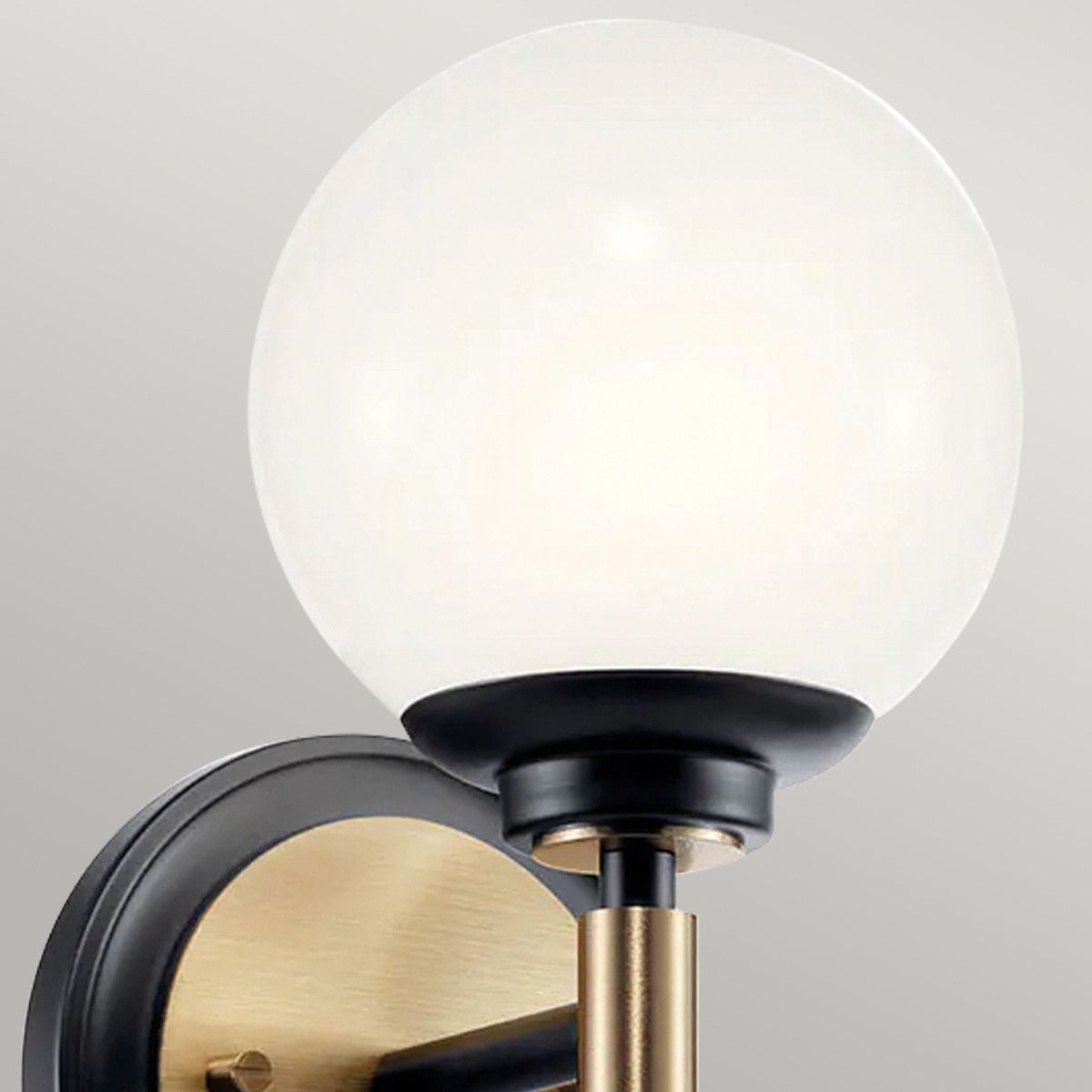 Benno Black & Bronze Bathroom Wall Light