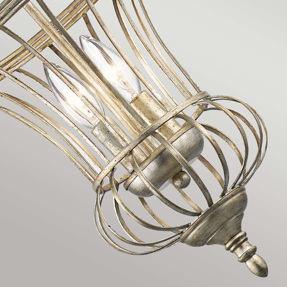 Kichler Calla 2 light Small Gold Pendant Ceiling Light