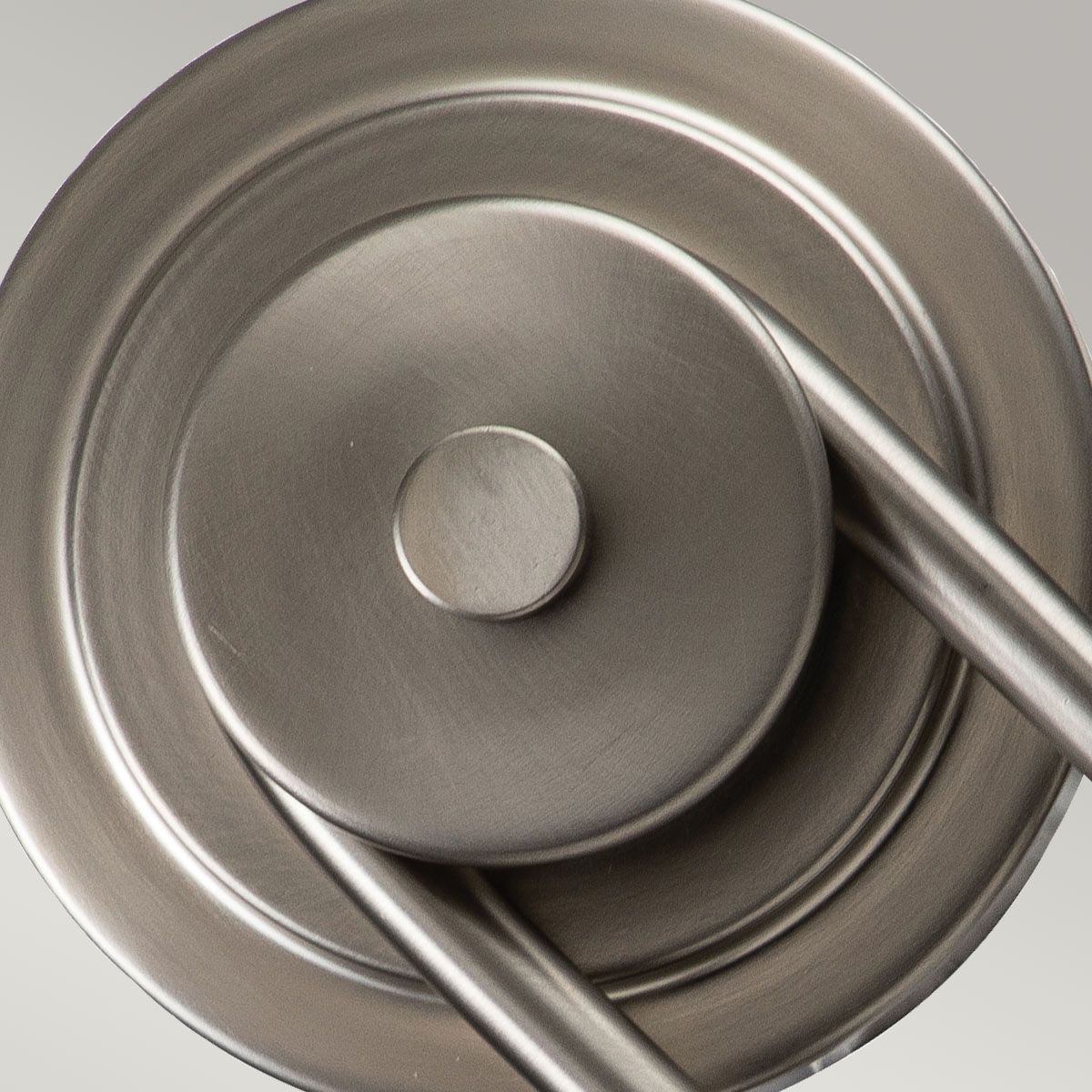 Capitol Hill Brushed NIckel Double Wall light