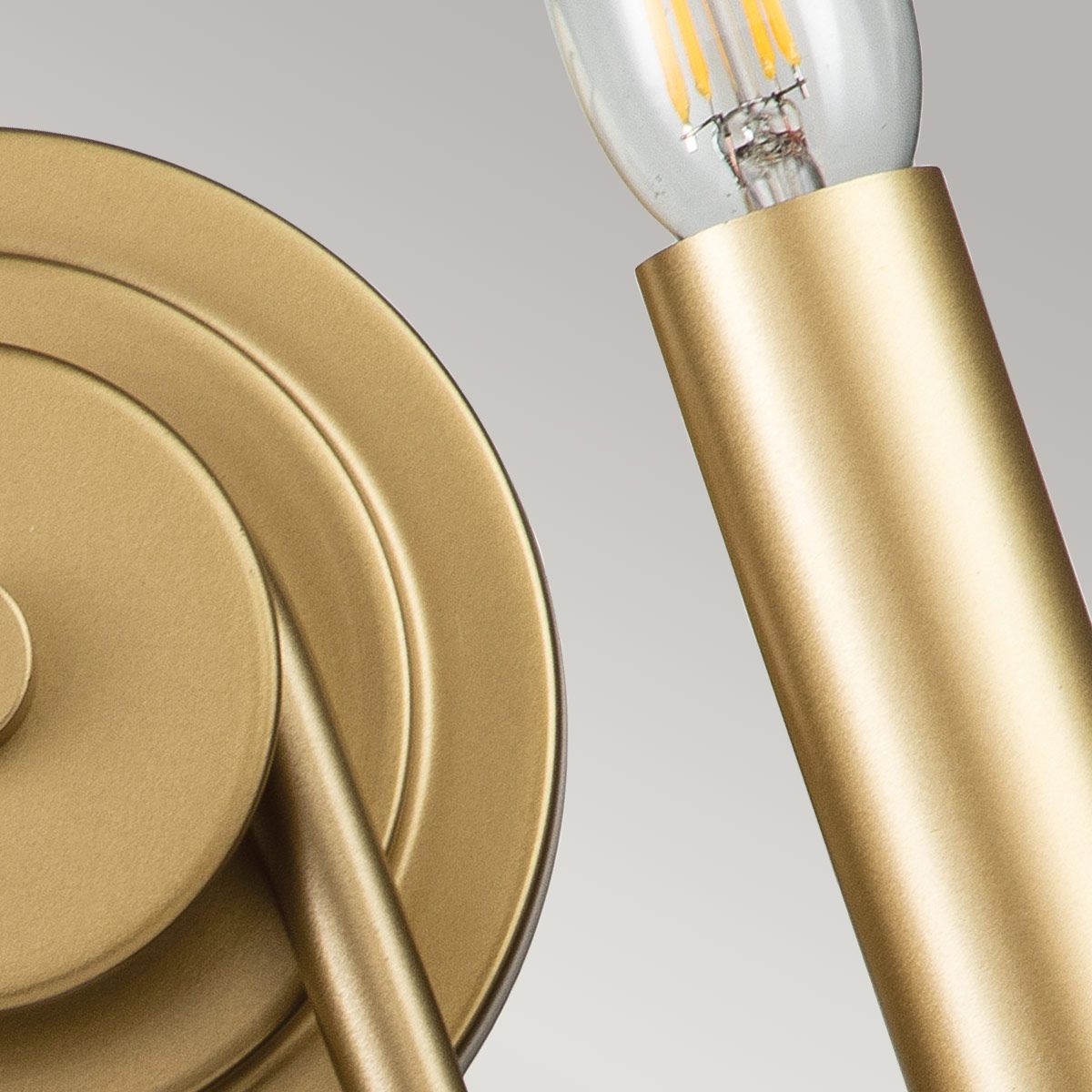 Capitol Hill Brass Double Wall light