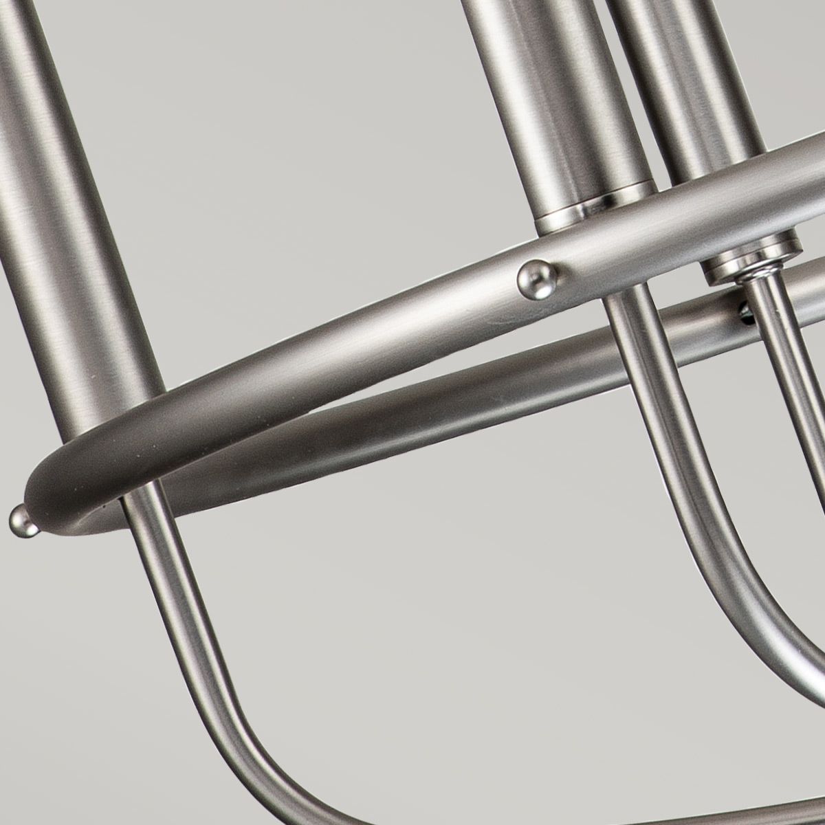 Capitol Hill 6 Light Brushed Nickel Chandelier