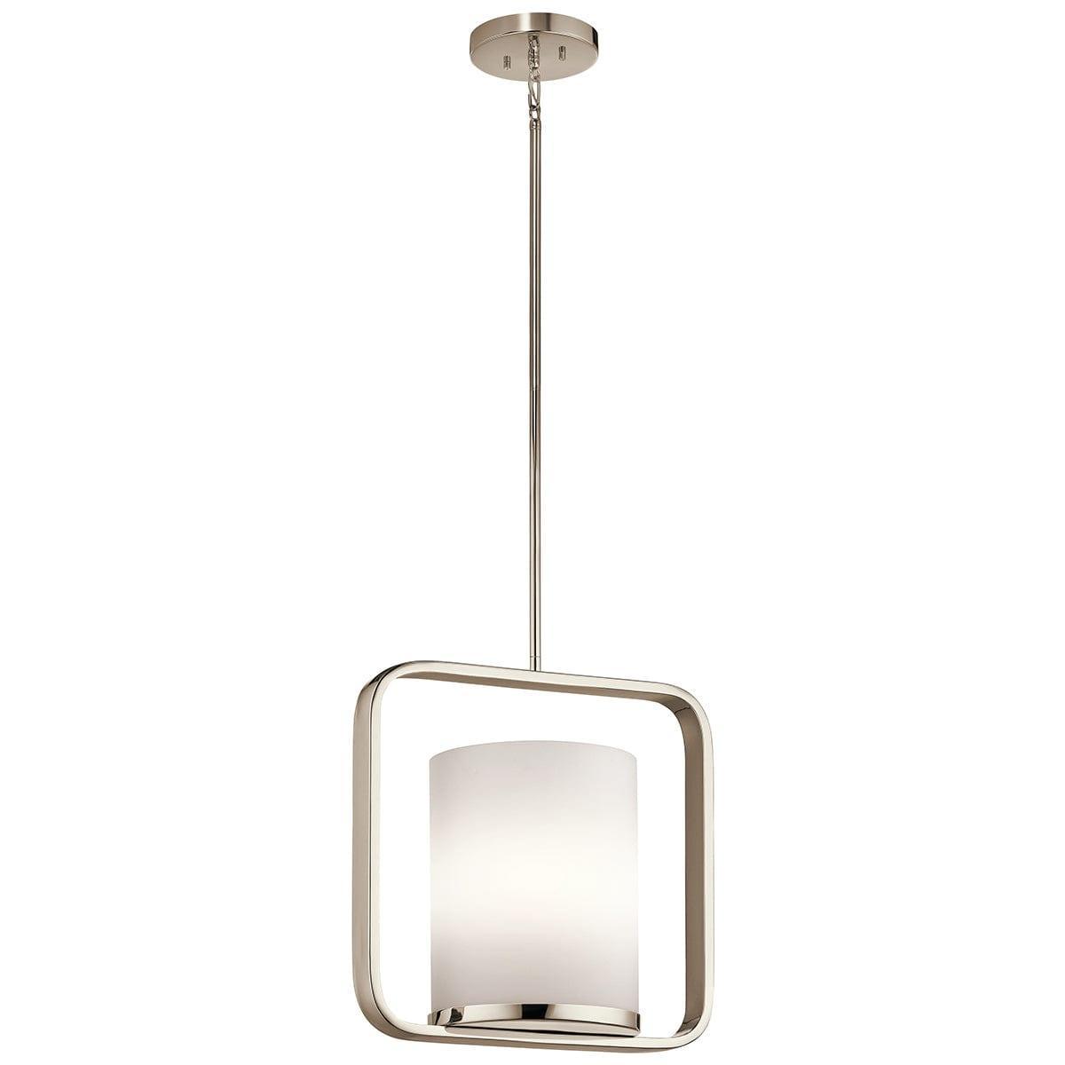 Kichler City Loft 1 Light Medium Polished Nickel Pendant-warehouse-clearance-140826