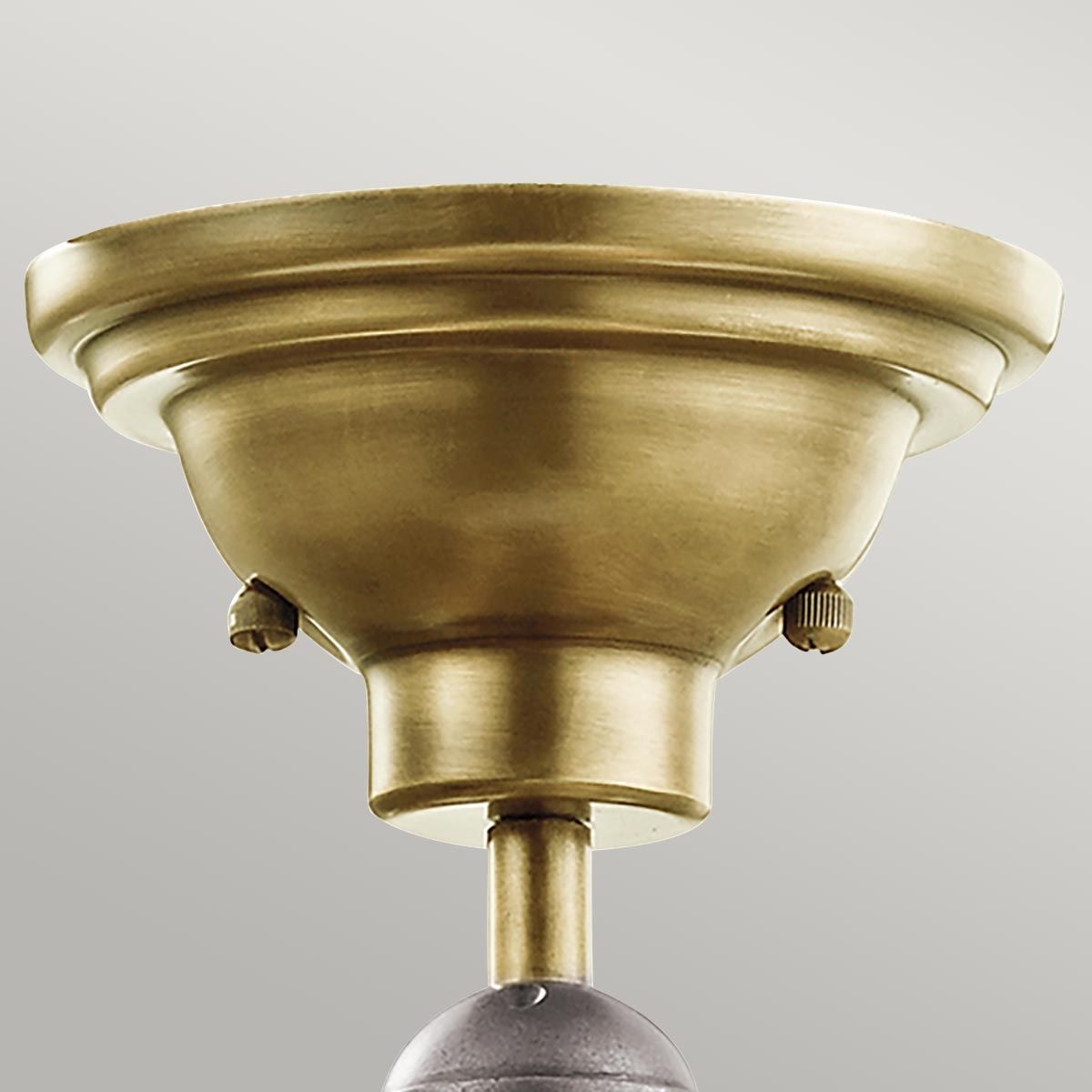 Kichler Cobson 1 Light Mini Natural Brass Ceiling Pendant