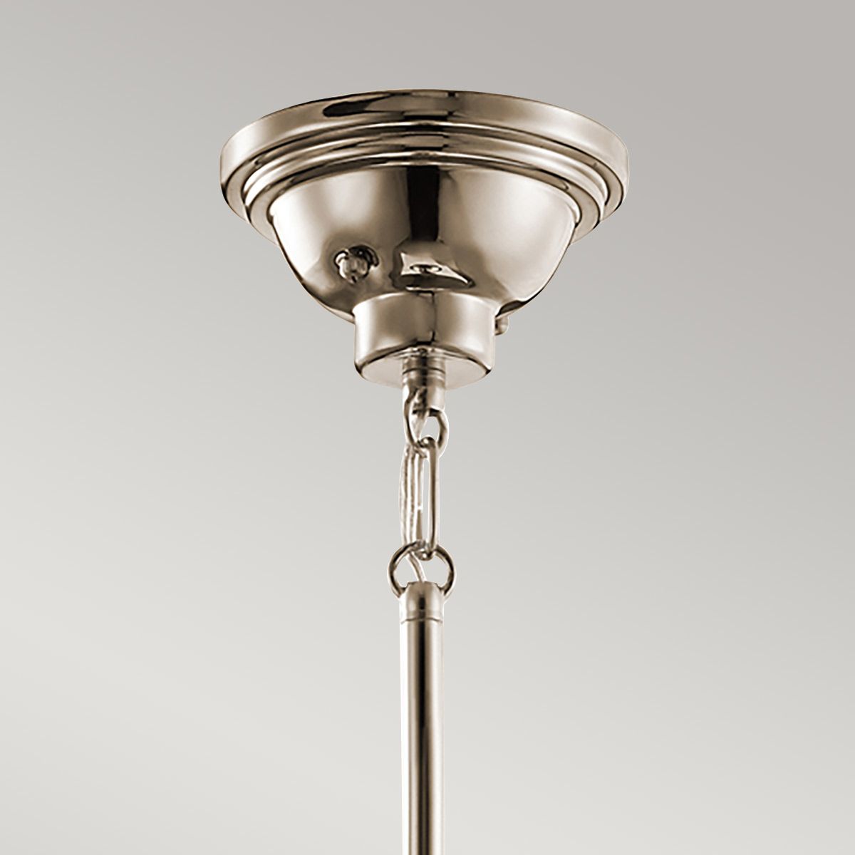 Kichler Cobson 1 Light Polished Nickel Mini Ceiling Pendant
