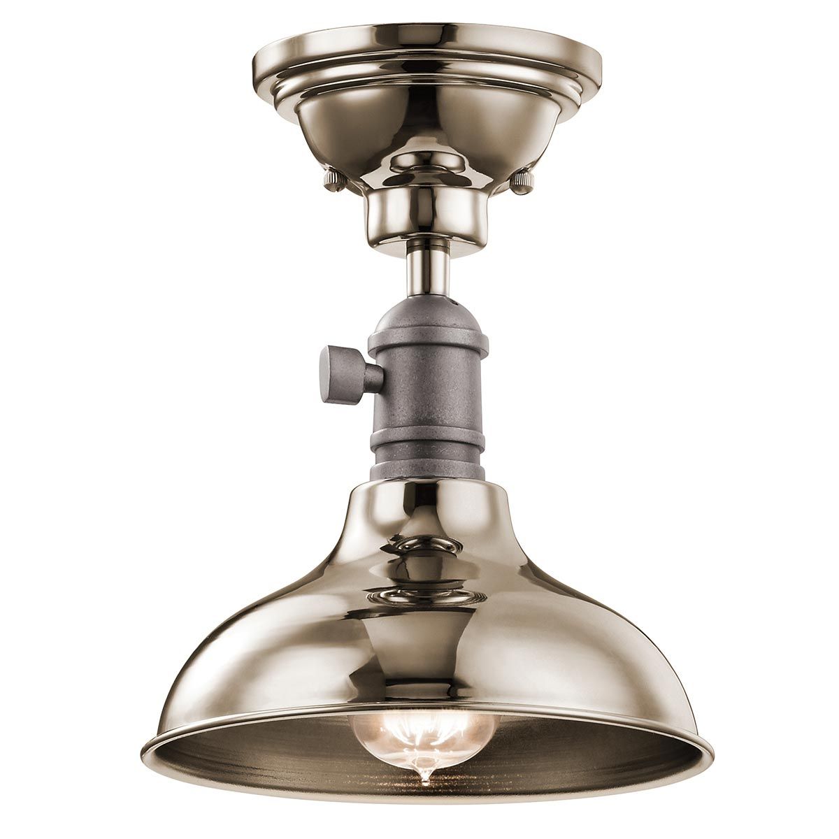 Kichler Cobson 1 Light Polished Nickel Mini Ceiling Pendant