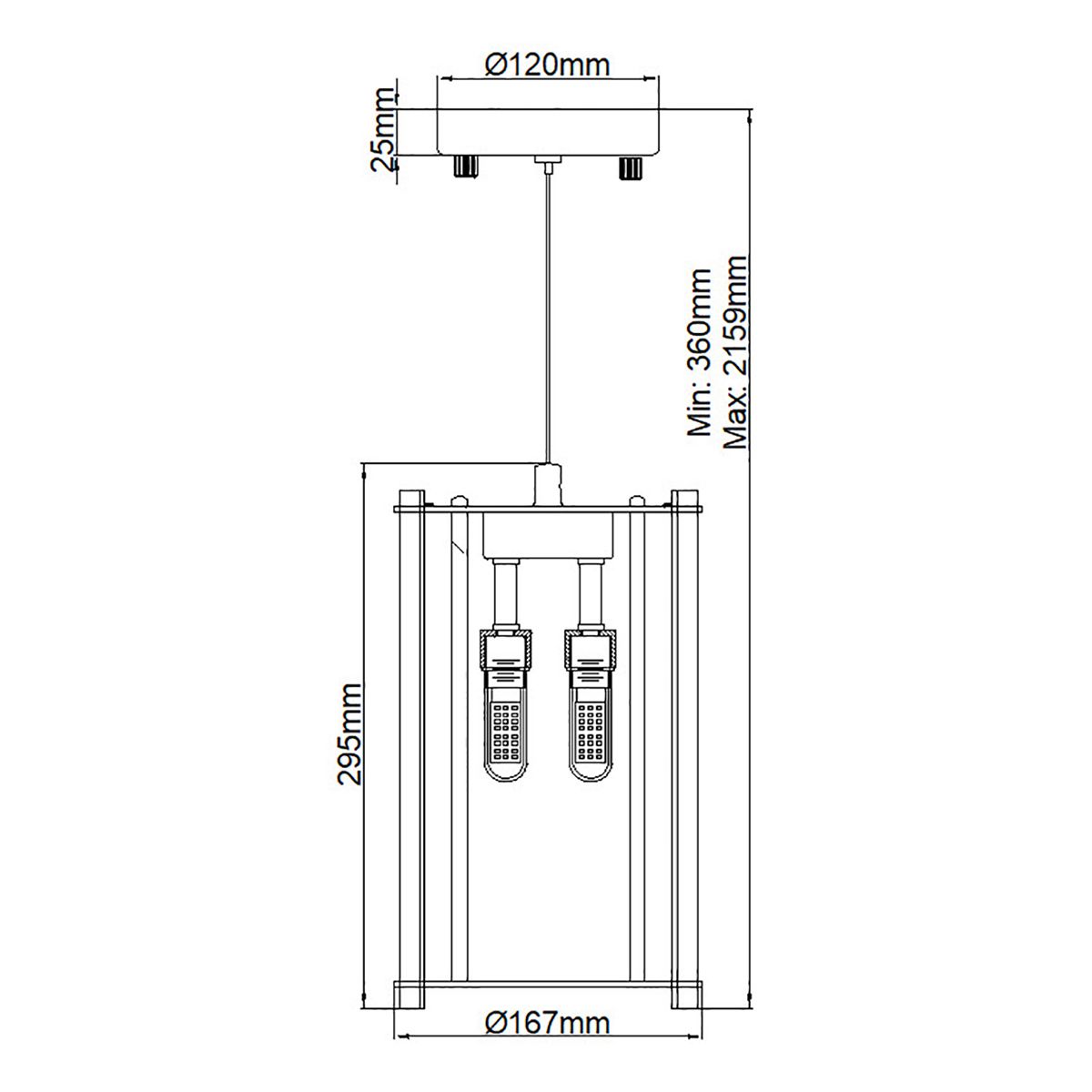 Kichler Crystal Skye Mini Pendant Chrome Bathroom Light