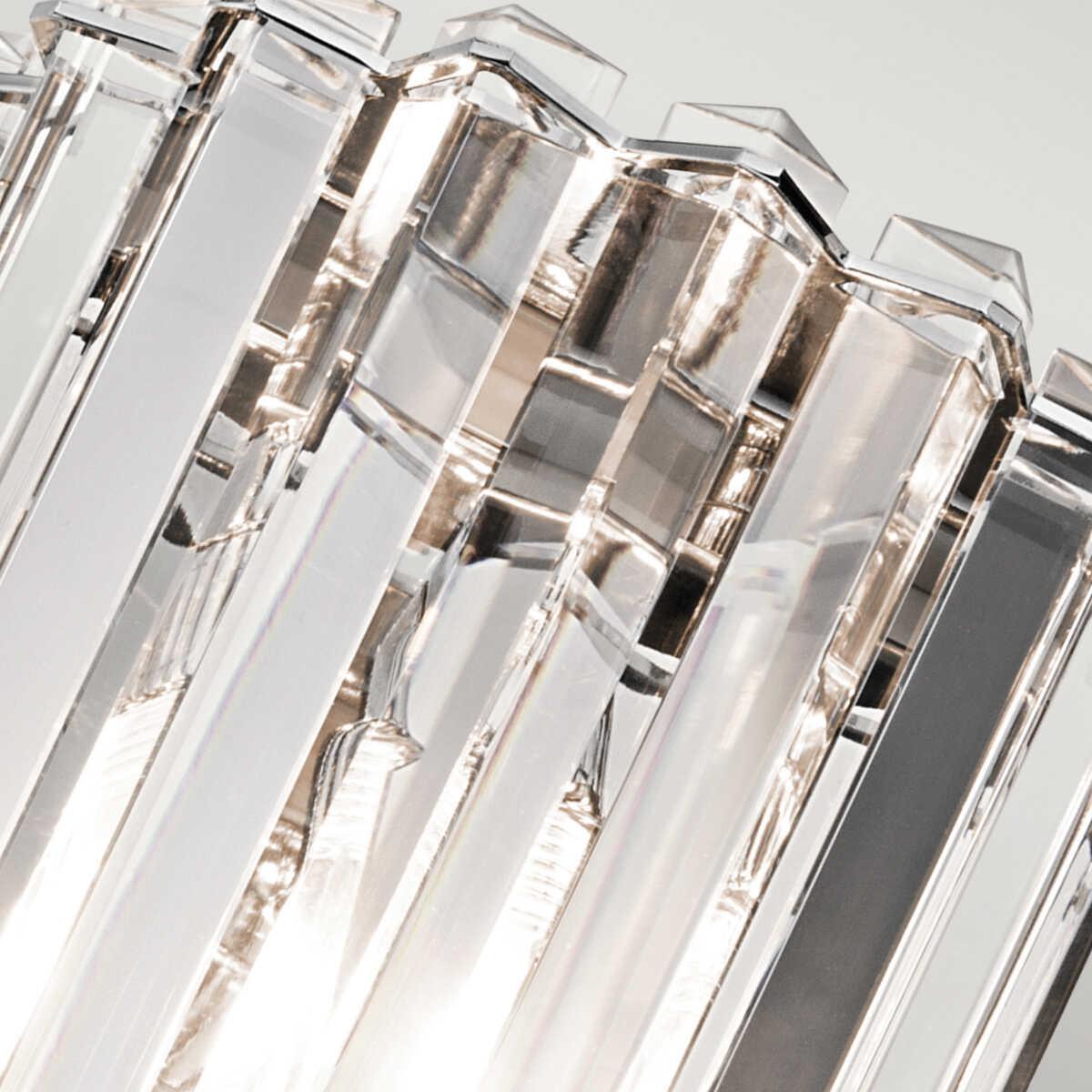 Kichler Crystal & Chrome Skye 2 Light Wall Light-warehouse-clearance-140826