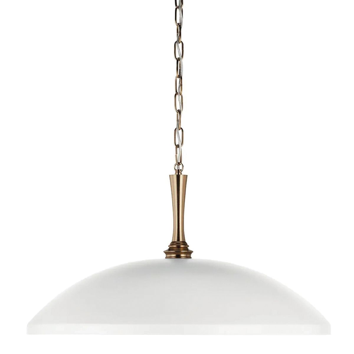 Kichler Delarosa White and Champagne Bronze Ceiling Pendant Light — product detail
